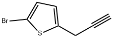 Thiophene, 2-bromo-5-(2-propyn-1-yl)- Struktur