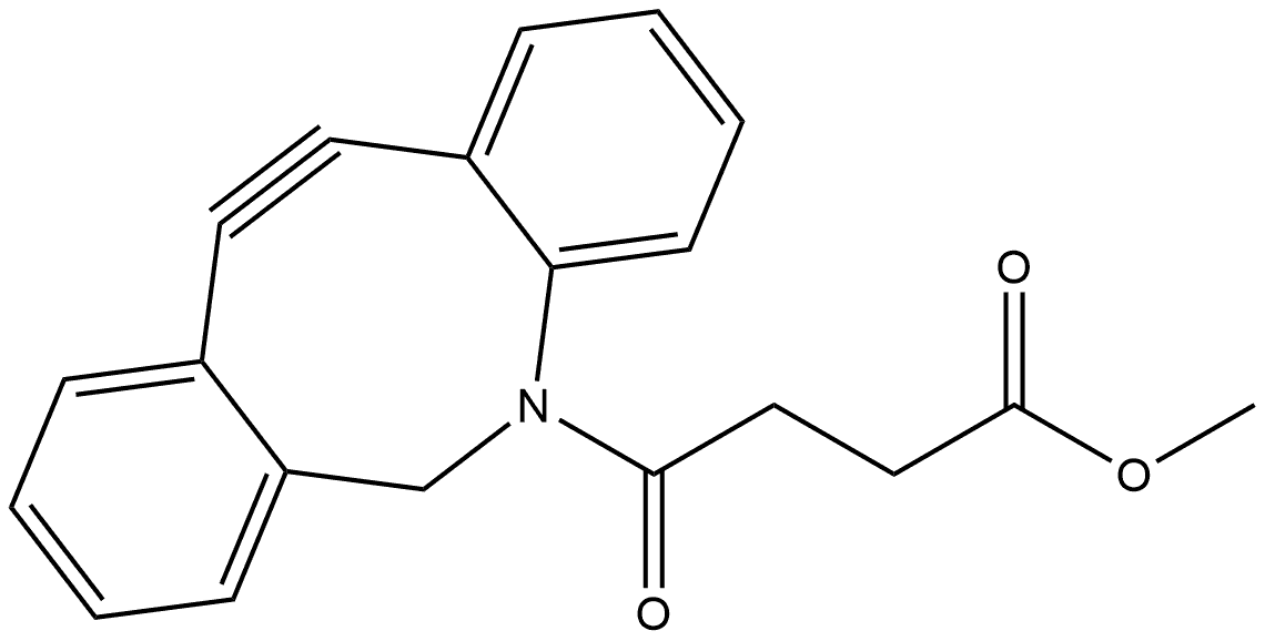 Dibenz[b,f]azocine-5(6H)-butanoic acid, 11,12-didehydro-γ-oxo-, methyl ester Structure