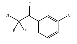 Ethanone, 2-chloro-1-(3-chlorophenyl)-2,2-difluoro- Struktur