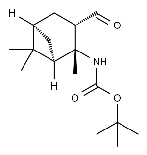 Boc-NH-TMBheptyl-CHO 结构式