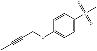 1-(2-Butyn-1-yloxy)-4-(methylsulfonyl)benzene Structure