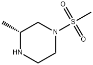 (R)-3-甲基-1-(甲磺酰基)哌嗪,1354947-83-3,结构式