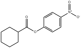 Cyclohexanecarboxylic acid, 4-nitrophenyl ester Struktur