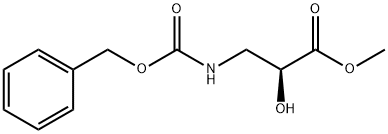 Propanoic acid, 2-hydroxy-3-[[(phenylmethoxy)carbonyl]amino]-, methyl ester, (2S)-
