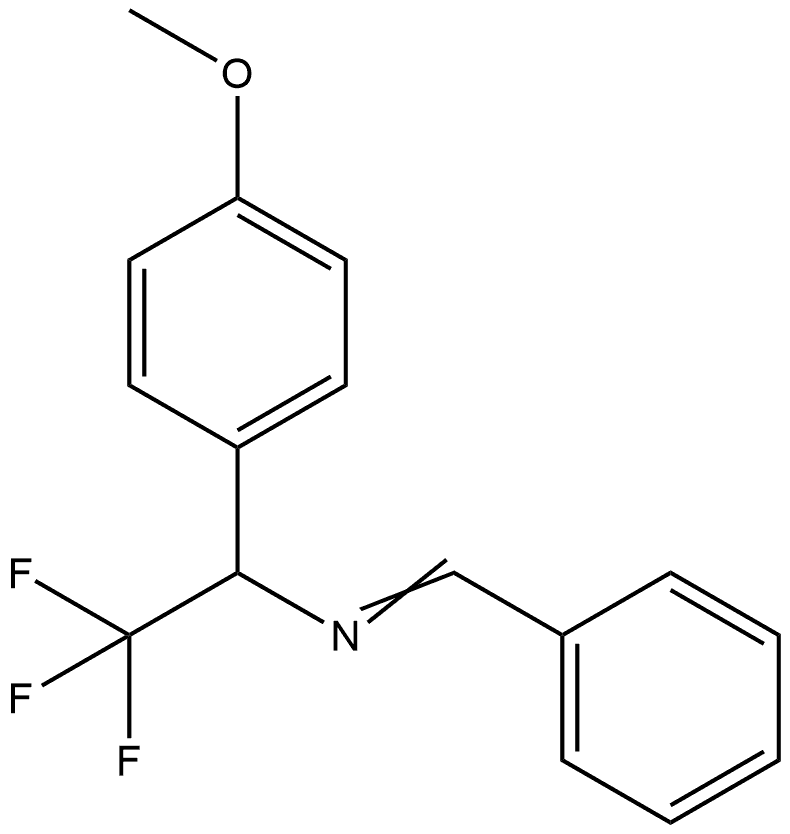 Benzenemethanamine, 4-methoxy-N-(phenylmethylene)-α-(trifluoromethyl)-