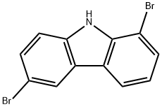 9H-Carbazole, 1,6-dibromo- 结构式