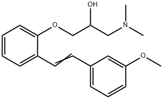 2-Propanol, 1-(dimethylamino)-3-[2-[2-(3-methoxyphenyl)ethenyl]phenoxy]-|沙格雷酯杂质11