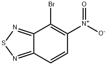 4-溴-5-硝基-2,1,3-苯并噻二唑, 135677-98-4, 结构式