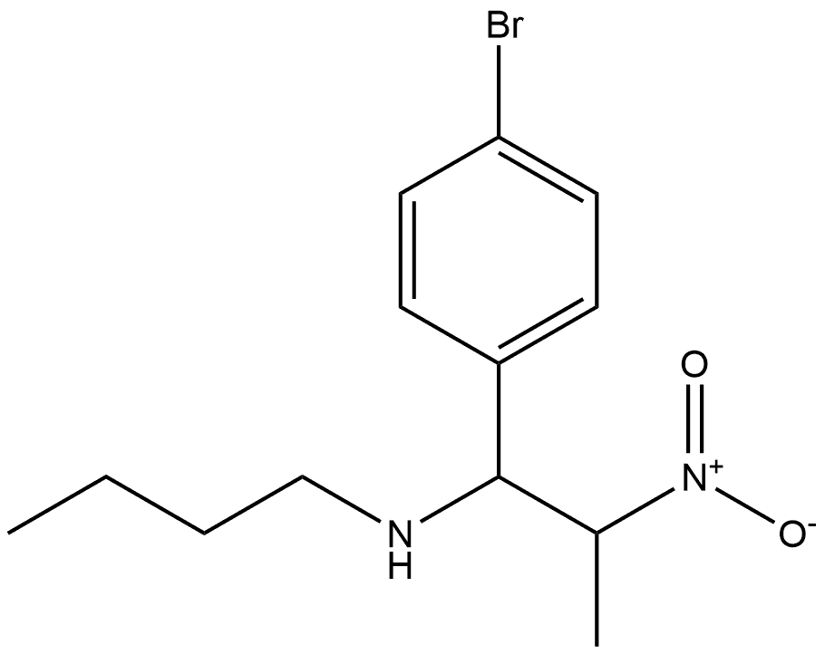 Benzenemethanamine, 4-bromo-N-butyl-α-(1-nitroethyl)-