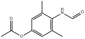 N-[4-(Acetyloxy)-2,6-dimethylphenyl]formamide Struktur