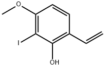 Phenol, 6-ethenyl-2-iodo-3-methoxy- Structure