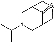 7-(1-Methylethyl)-3-thia-7-azabicyclo[3.3.1]nonan-9-one Structure