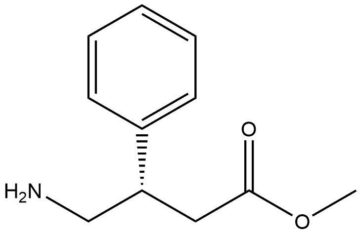 methyl (S)-4-amino-3-phenylbutanoate Structure