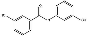 Benzamide, 3-hydroxy-N-(3-hydroxyphenyl)- Struktur
