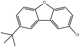 Dibenzofuran, 2-chloro-8-(1,1-dimethylethyl)- Structure
