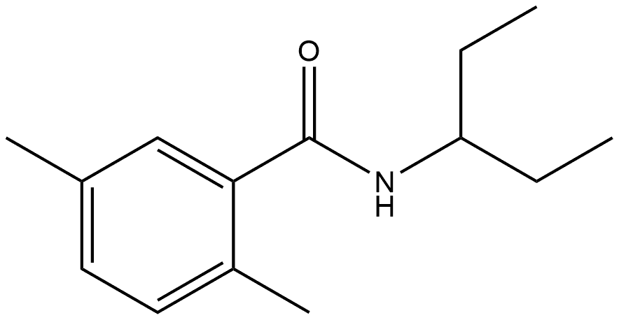 N-(1-Ethylpropyl)-2,5-dimethylbenzamide Structure