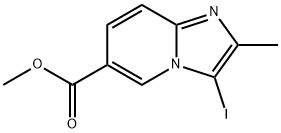 methyl 3-iodo-2-methylimidazo[1,2-a]pyridine-6-carboxylate|