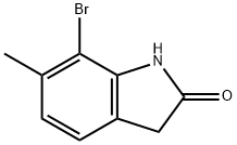 2H-Indol-2-one, 7-bromo-1,3-dihydro-6-methyl- Structure