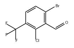 Benzaldehyde, 6-bromo-2-chloro-3-(trifluoromethyl)- Struktur