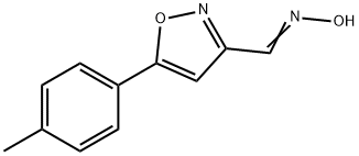 3-Isoxazolecarboxaldehyde, 5-(4-methylphenyl)-, oxime