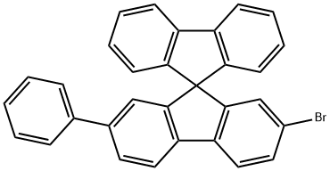 9,9'-Spirobi[9H-fluorene], 2-bromo-7-phenyl- 结构式