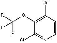 4-Bromo-2-chloro-3-(trifluoromethoxy)pyridine,1361499-24-2,结构式