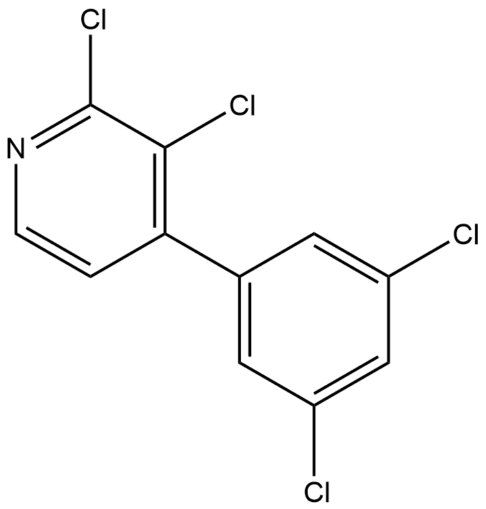 2,3-Dichloro-4-(3,5-dichlorophenyl)pyridine Structure