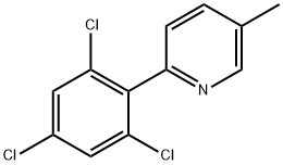 5-Methyl-2-(2,4,6-trichlorophenyl)pyridine Structure