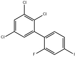 2'-Fluoro-4'-iodo-2,3,5-trichlorobiphenyl 结构式