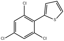 2-(2,4,6-Trichlorophenyl)thiophene 结构式