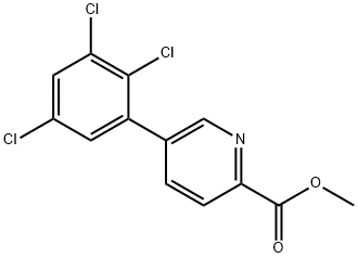 Methyl 5-(2,3,5-trichlorophenyl)picolinate 结构式