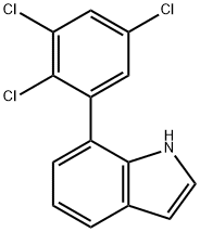 7-(2,3,5-Trichlorophenyl)indole 结构式