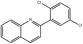 2-(2,5-Dichlorophenyl)quinoline 结构式