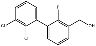 (2',3'-Dichloro-2-fluoro-biphenyl-3-yl)-methanol Structure