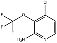 2-Pyridinamine, 4-chloro-3-(trifluoromethoxy)- Structure