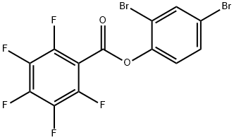 2,4-DIBROMOPHENOL-PFB 化学構造式