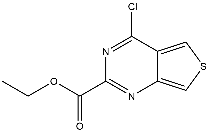 ethyl 4-chlorothieno[3,4-d]pyrimidine-2-carboxylate Structure