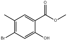 4-溴-2-羟基-5-甲基苯甲酸甲酯, 1362819-53-1, 结构式