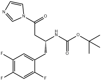 Sitagliptin Imidazole Derivative Struktur