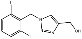1H-1,2,3-Triazole-4-methanol, 1-[(2,6-difluorophenyl)methyl]- Structure