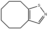 Cyclooct[d]isothiazole, 4,5,6,7,8,9-hexahydro- Struktur