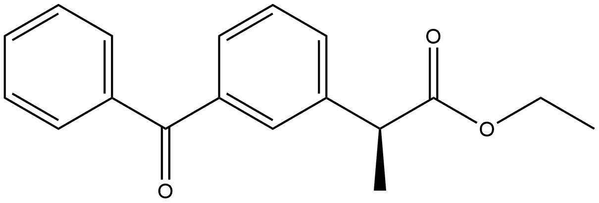 Dexketoprofen Ethyl Ester Structure