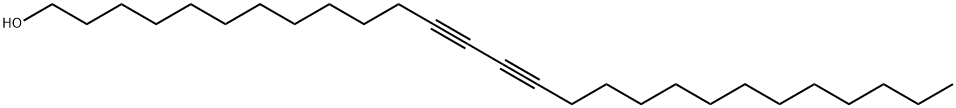 12,14-ヘプタコサジイン-1-オール 化学構造式