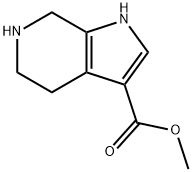 4,5,6,7-四氢1H-吡咯并[2,3-C]吡啶-3-羧酸甲酯,1367973-46-3,结构式