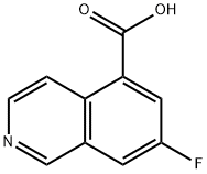 7-氟异喹啉-5-羧酸, 1368043-44-0, 结构式