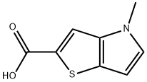 4-甲基-4H-噻吩[3,2-B]吡咯-2-羧酸, 1368165-40-5, 结构式