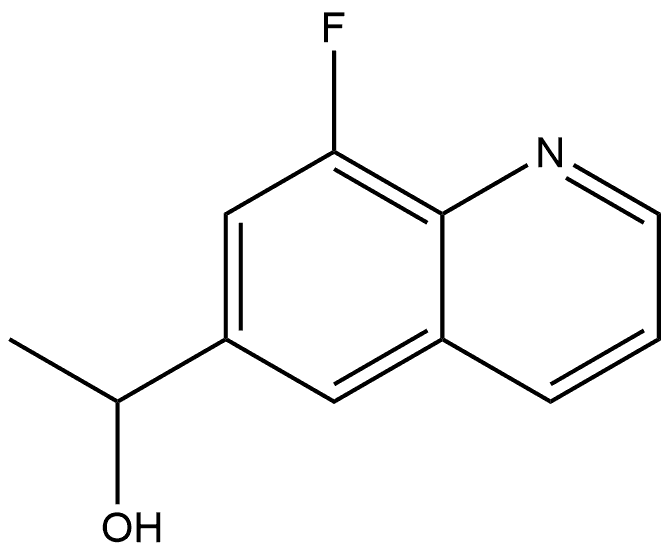 1-(8-fluoroquinolin-6-yl)ethan-1-ol Structure