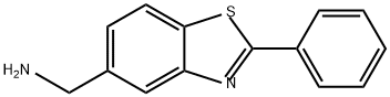 (2-PHENYL-1,3-BENZOTHIAZOL-5-YL)METHANAMINE 结构式