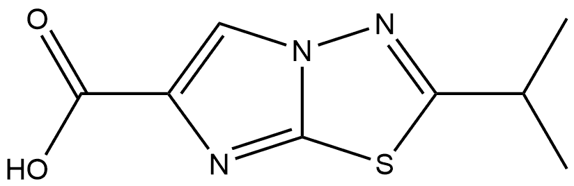 2-isopropylimidazo[2,1-b][1,3,4]thiadiazole-6-carboxylic acid Structure