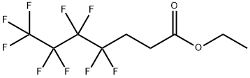 Heptanoic acid, 4,4,5,5,6,6,7,7,7-nonafluoro-, ethyl ester Structure